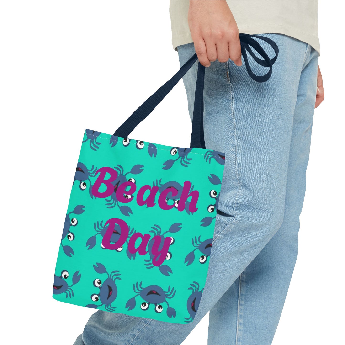 Beach Day Tote Bag, Summer Beach Essentials, Gift for Ocean Lovers, Eco-Friendly Shopping Bag, Fun Beach tote, Casual Day Out.