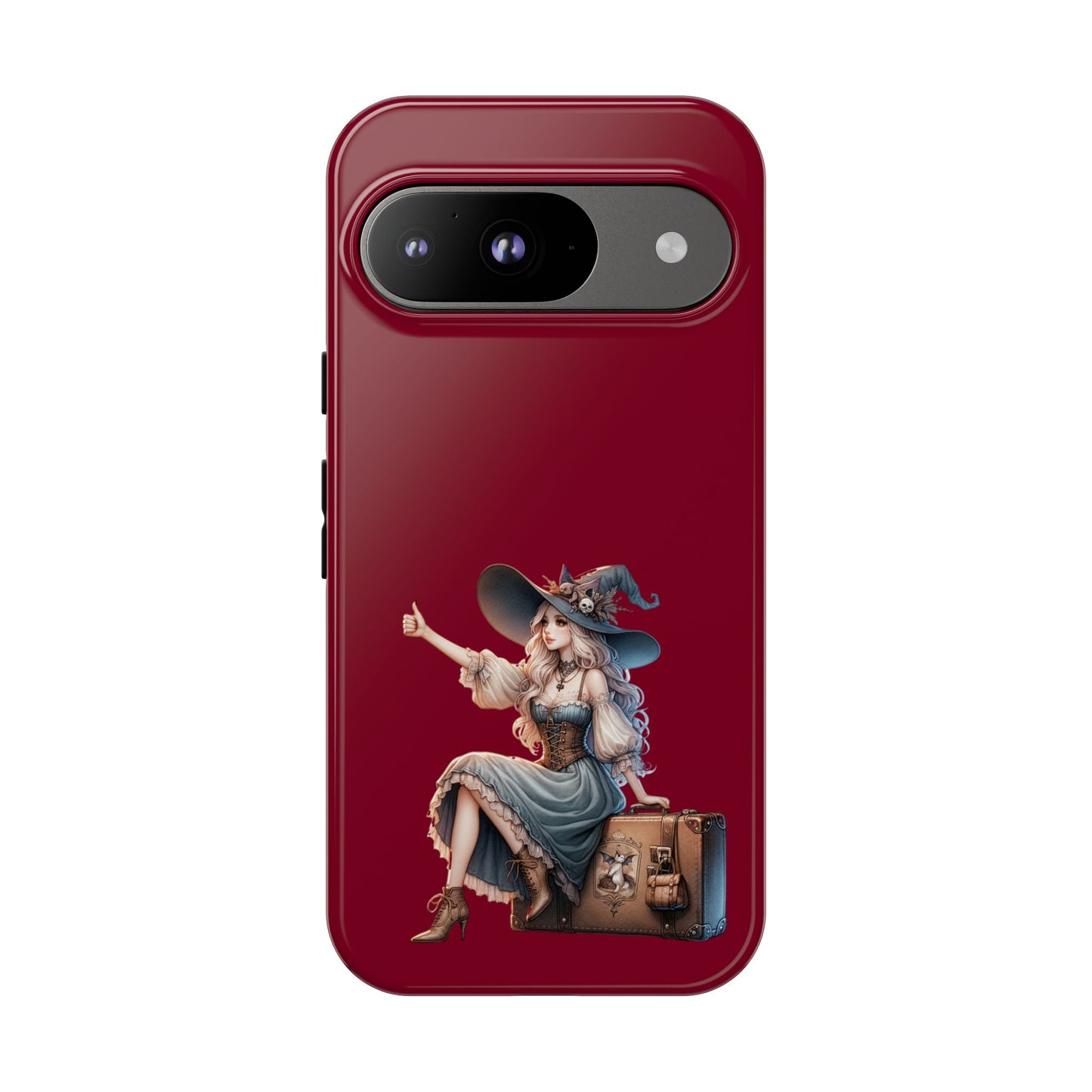 Witchy Phone Case - Magical, Durable - Halloween Gift, Cosplay Accessory, Cute Witch Design