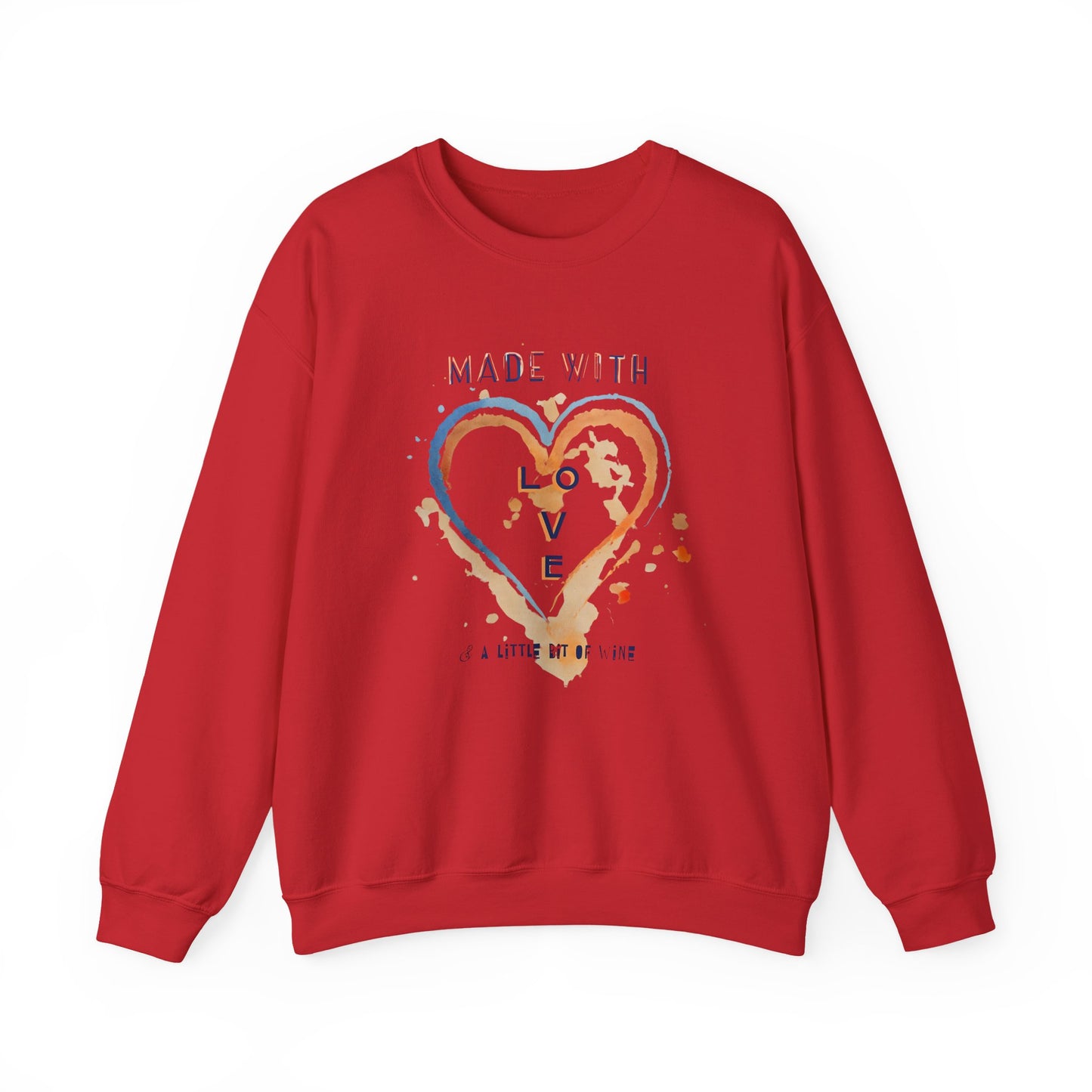 Made with Love Sweatshirt | Cozy Unisex Crewneck | Gift for Everyone | Perfect for Valentine’s Day, Birthdays, or Casual Wear