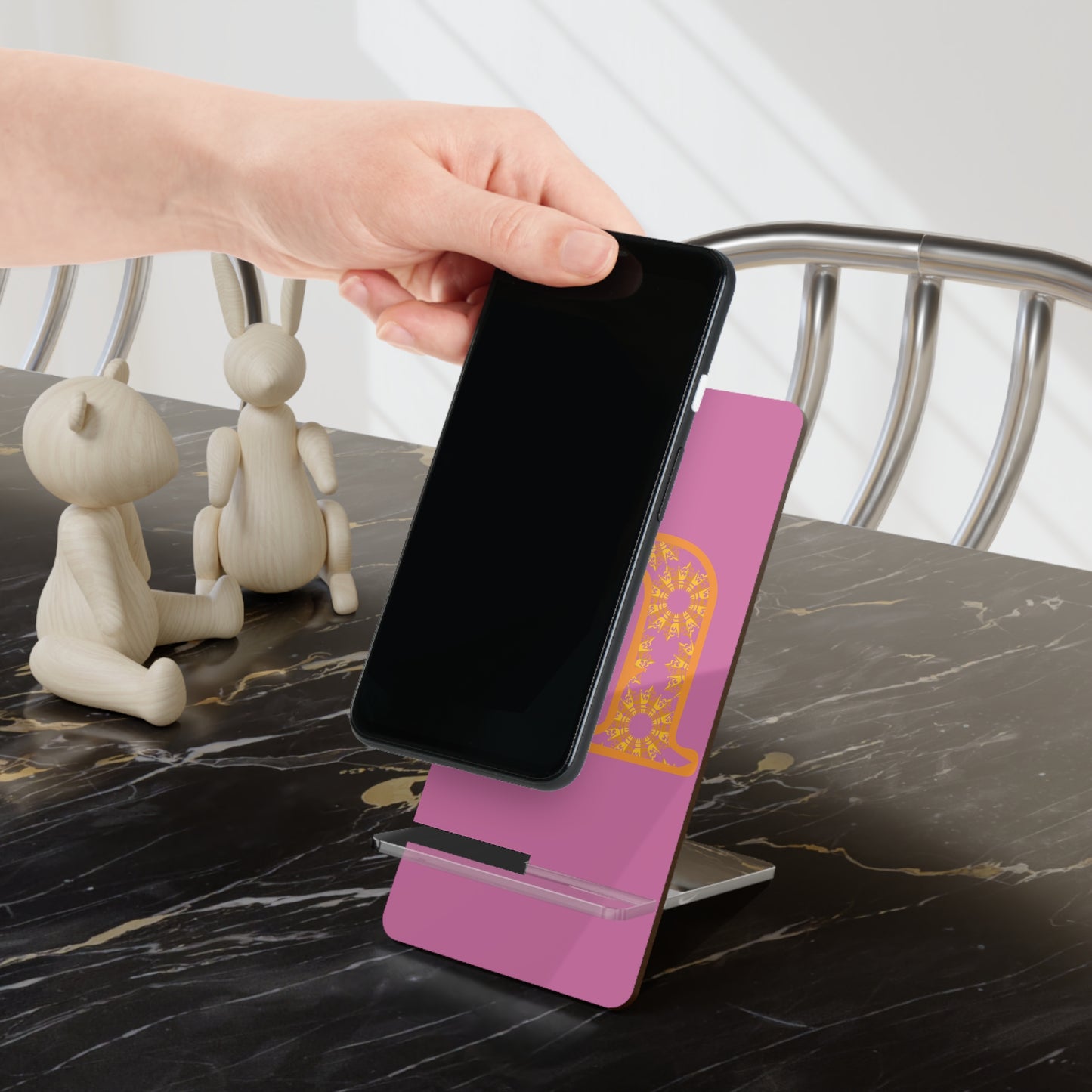 Mobile Display Stand for Smartphones - Stylish Desk Accessory for Home or Office, Unique Gift, Phone Holder, Personalized Decor, [...]