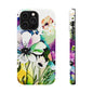 Floral Watercolor Magnetic Phone Case — Impact‑Resistant Protective Cover