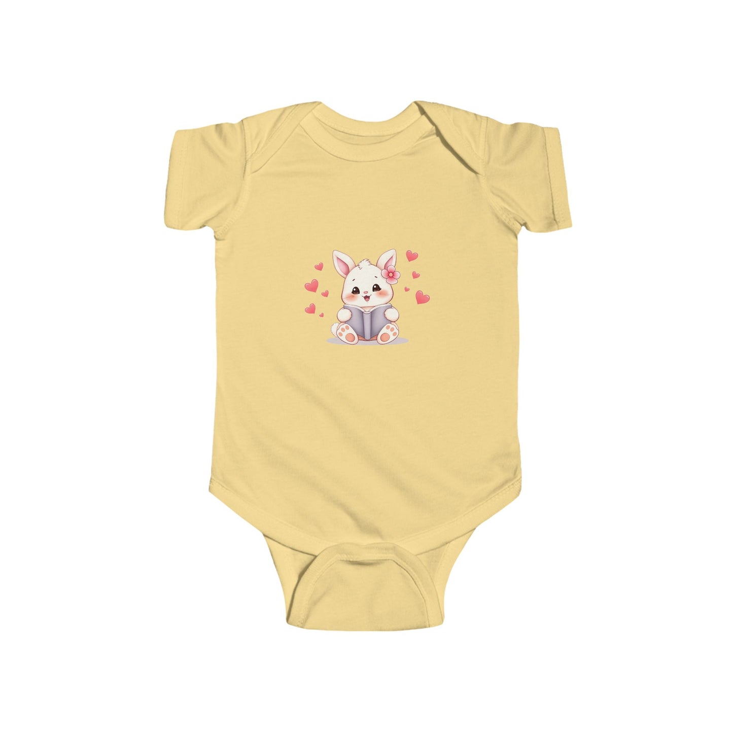 Adorable Baby Bodysuit with Cute Animal Design, Infant Outfit, Baby Shower Gift, Kid's Clothing, Newborn Apparel, Valentine's Day Gift
