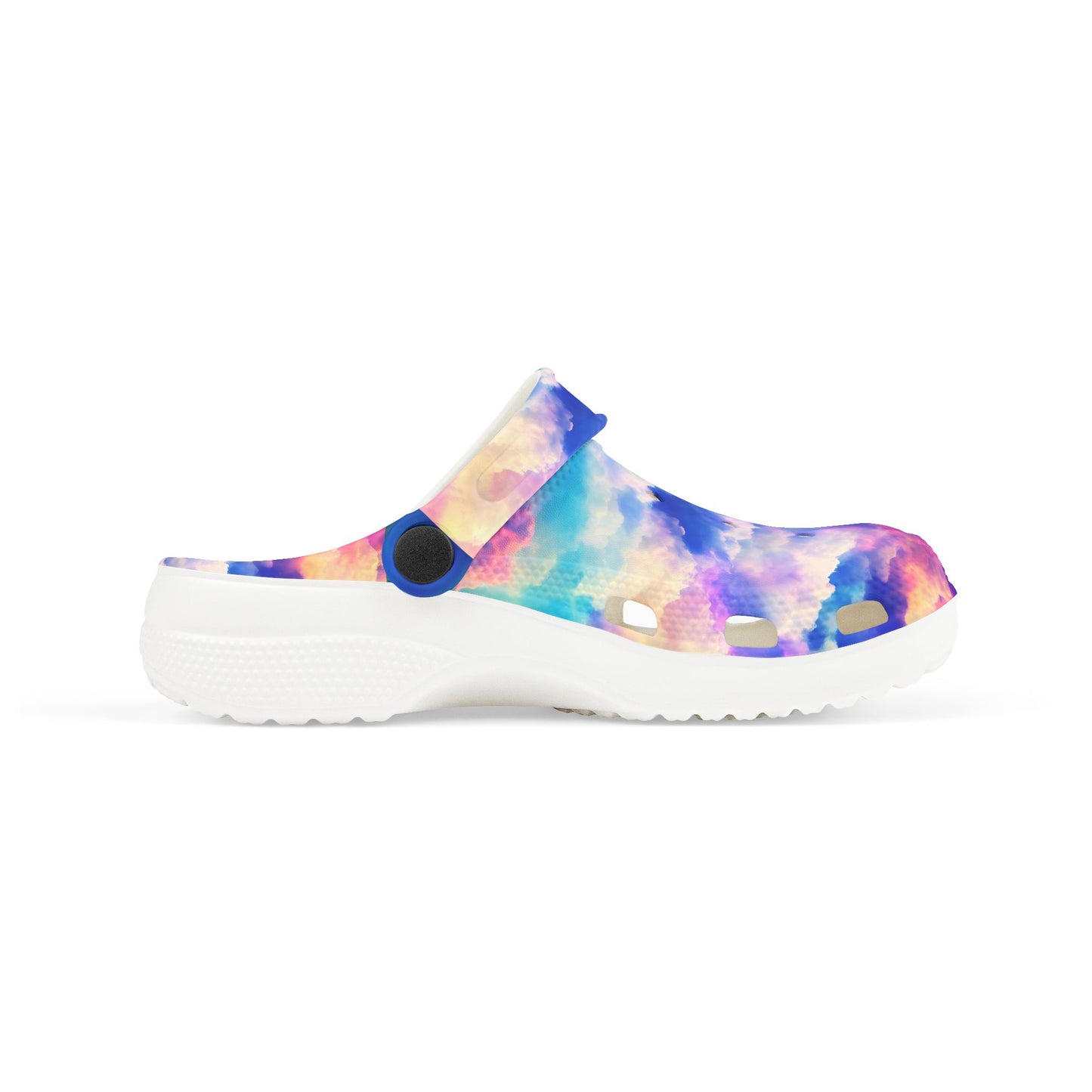 Colorful Kid's EVA Foam Clogs - Tie-Dye Waterproof Slip-Ons for Play, Summer, Parks, Beach, Joyful Footwear