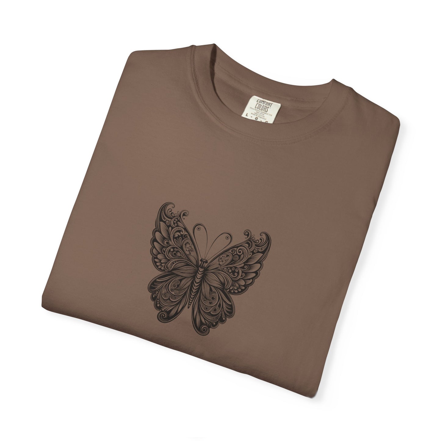 Bohemian Butterfly T-shirt, Unisex Clothing, Nature Inspired Tee, Gift for Her, Casual Wear, Summer Fashion