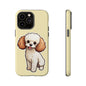 Cute Dog Phone Case, Pet Lover Gift, Custom Phone Cover, Cartoon Dog Case, Durable Phone Accessory