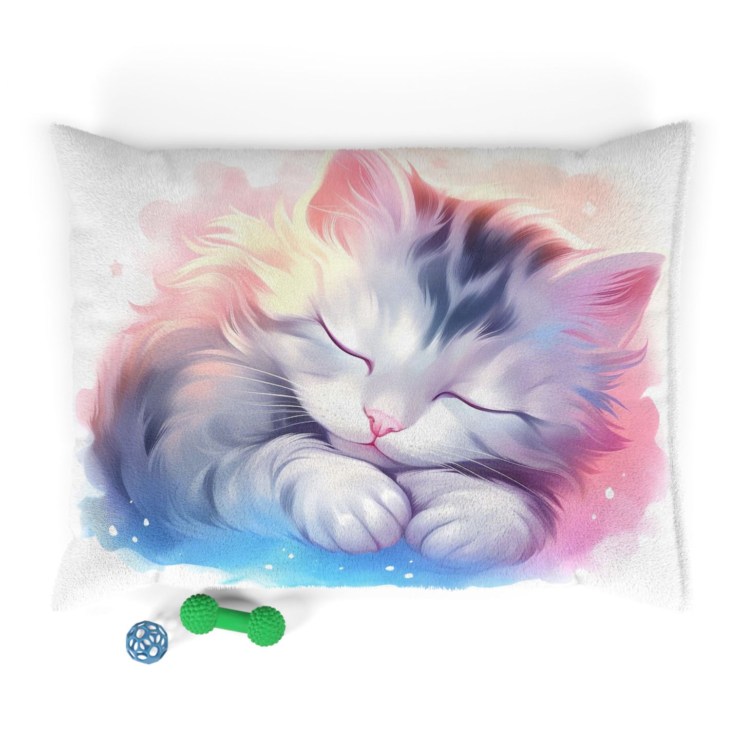 Dreamy Cat Bed, Cozy Pet Cushion, Cat Lover Gift, Cat Nap Pad, Soft Pet Bed, Feline Comfort, Cute Cat Decor