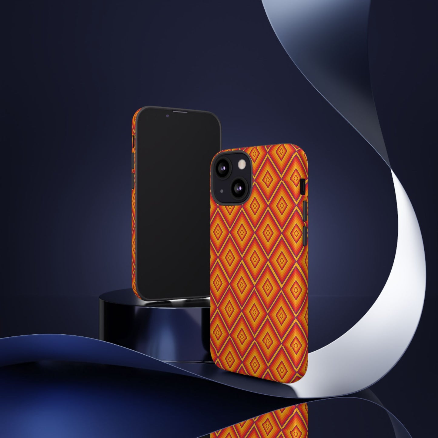 Geometric Phone Case, Tough Cases for Protection, Stylish Smartphone Cover, Vibrant Patterned Phone Accessory, Unique Gift Idea, [...]