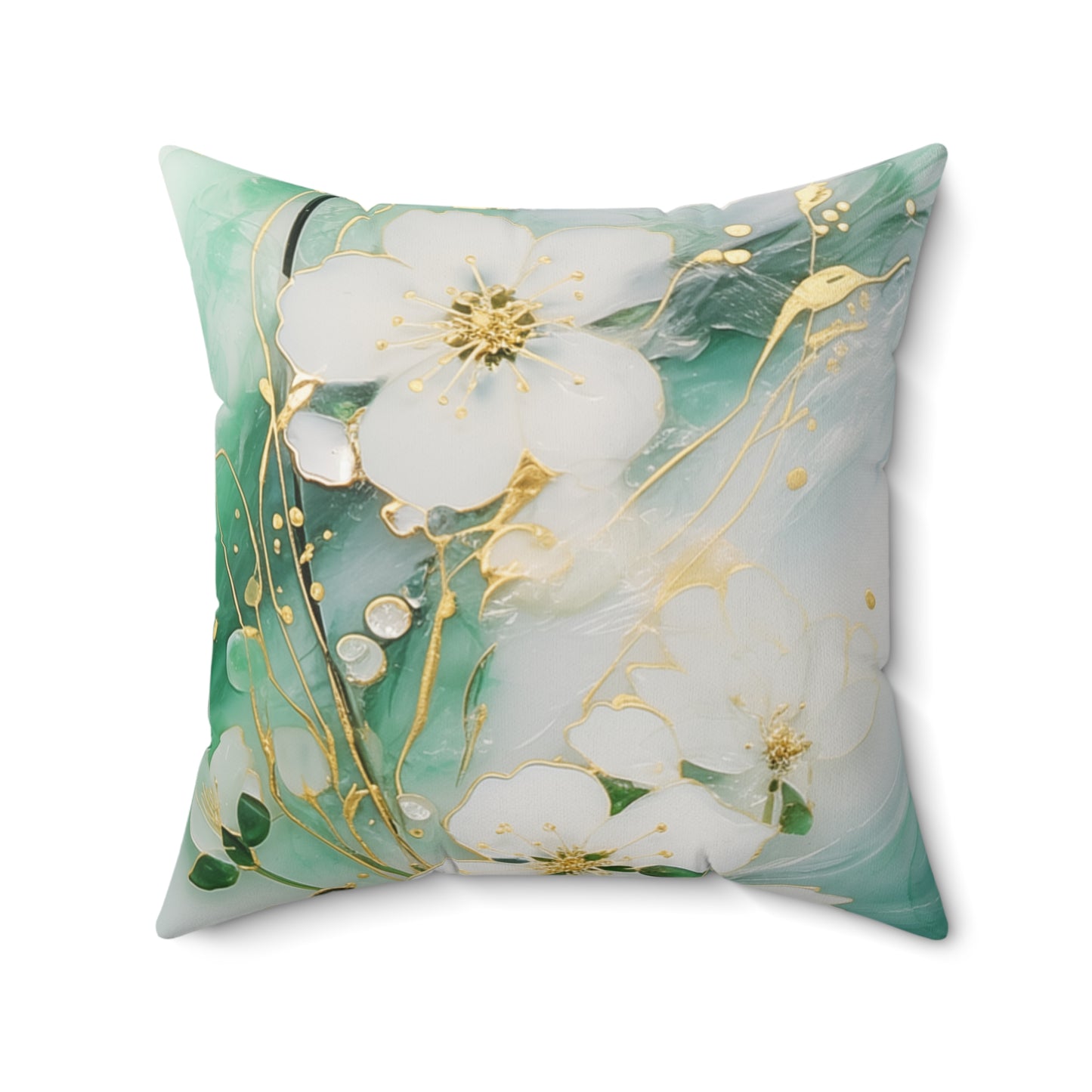 Elegant Floral Throw Pillow, Home Decor, Floral Cushion, Gift for Her, Living Room Accent