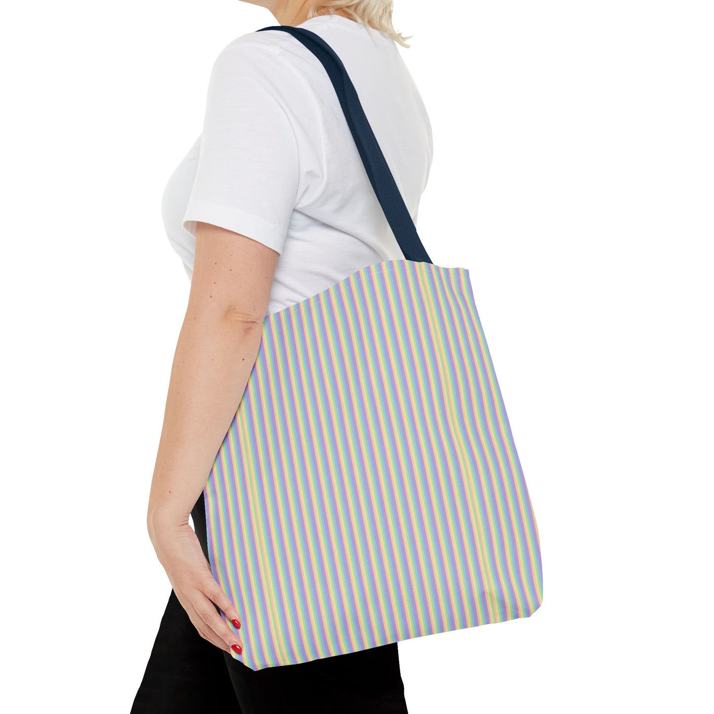 Colorful Striped Tote Bag | Reusable Shopping Bag, Beach Tote, Eco-Friendly Gift, Everyday Carryall, Summer Essentials
