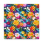 Vibrant Floral Matte Canvas Wall Art — Colorful Garden Print, Stretched 1.25"
