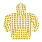 Smiley Face Hoodie - Unisex Pullover with All-Over Print, Perfect for Casual Outings, Gifts for Teens, Cozy Loungewear, and Happy Occasions