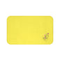 Bright Yellow Floral Bath Mat - Cozy Bathroom Decor, Non-Slip Area Rug, Spring Vibes, Gift for Home, Mother's Day, Summer