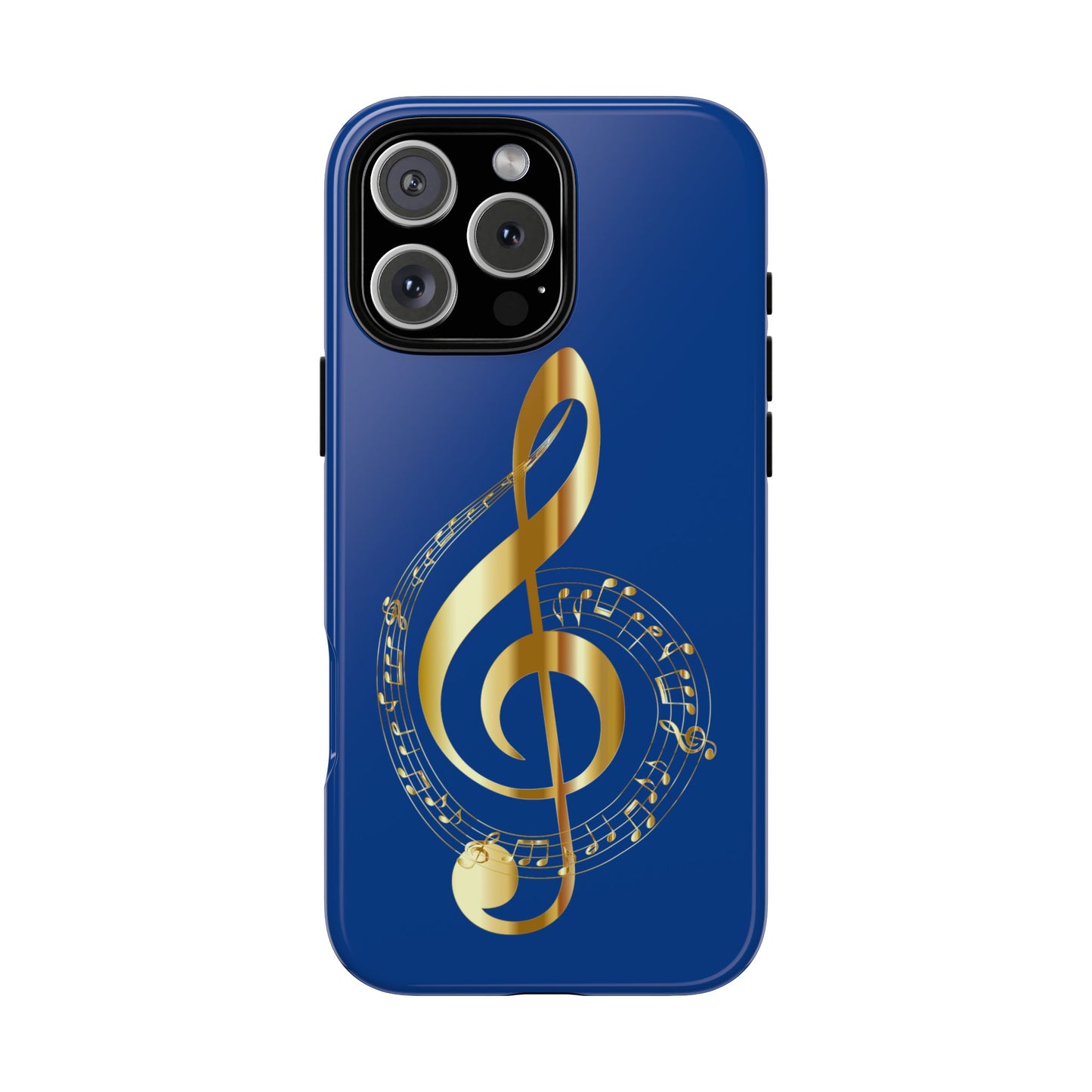 Tough Cases Blue and Gold Musical Note