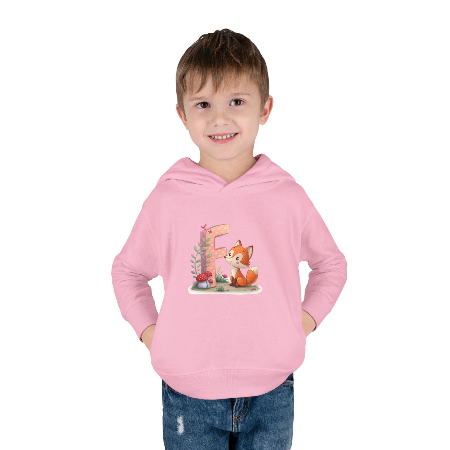 Cute Toddler Fox Hoodie, Fleece Pullover for Kids, Perfect Gift for Birthdays, Baby Showers, or Everyday Wear