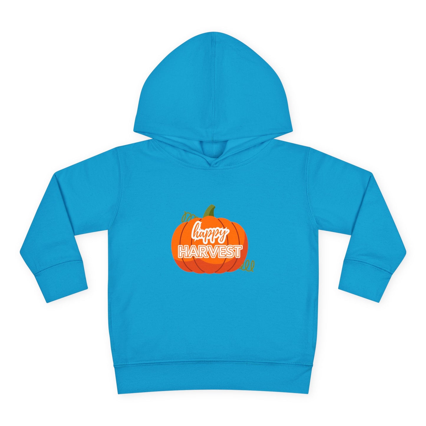Toddler Happy Harvest Pullover Hoodie, Fall Kids Sweatshirt, Pumpkin Hoodie, Thanksgiving Gift, Cozy Autumn Wear