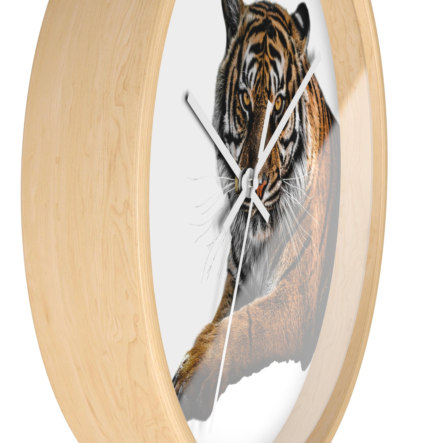 Majestic Tiger Wall Clock, Animal Theme Decor, Wildlife Clock