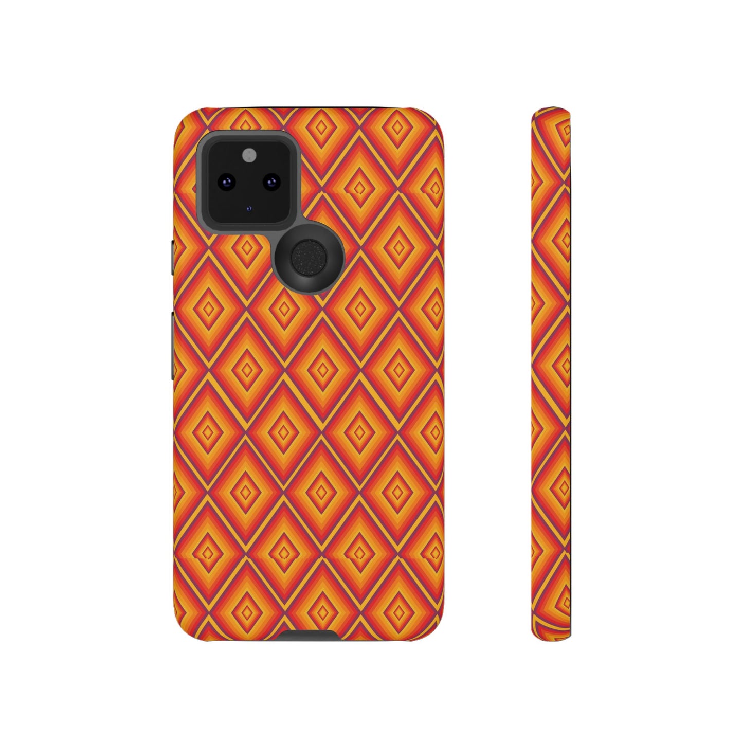 Geometric Phone Case, Tough Cases for Protection, Stylish Smartphone Cover, Vibrant Patterned Phone Accessory, Unique Gift Idea, [...]
