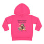 Whimsical Toddler Hoodie - I Want to Be Just Like My Daddy, Kids Pullover