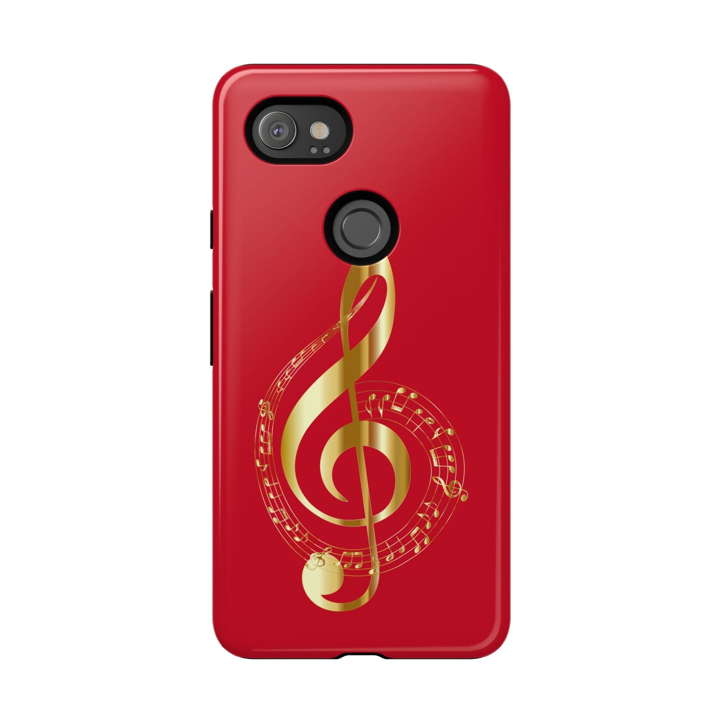 Tough Cases - Red Musical Note