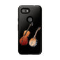 Musical Instrument Phone Case - Violin & Banjo Design, Music Lover Gift, Unique Phone Cover, Holiday Gift, Durable Tough Cases