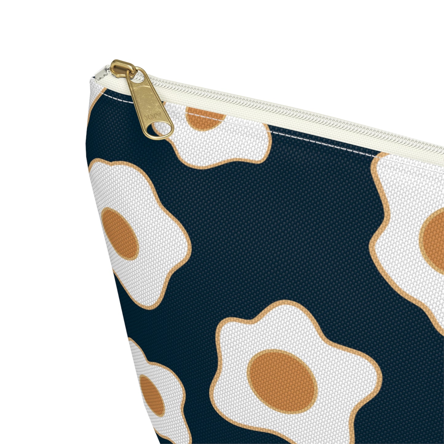 Egg Pattern Accessory Pouch | Cute Makeup Bag, Travel Organizer, Gift for Her, Egg Lover, Fun Pouch, Floral Cosmetic Bag