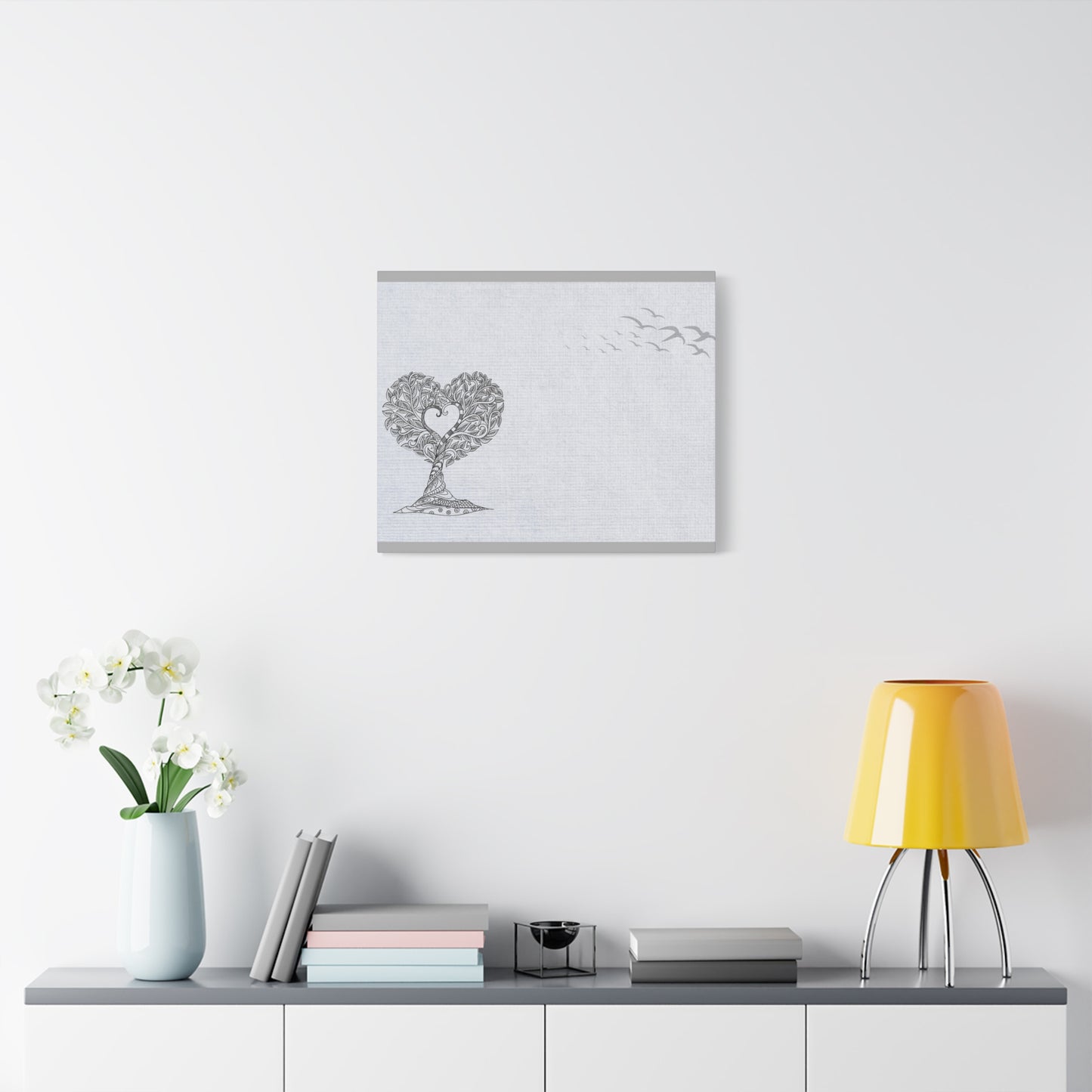 Matte Canvas, Stretched, 1.25" - Heart Tree