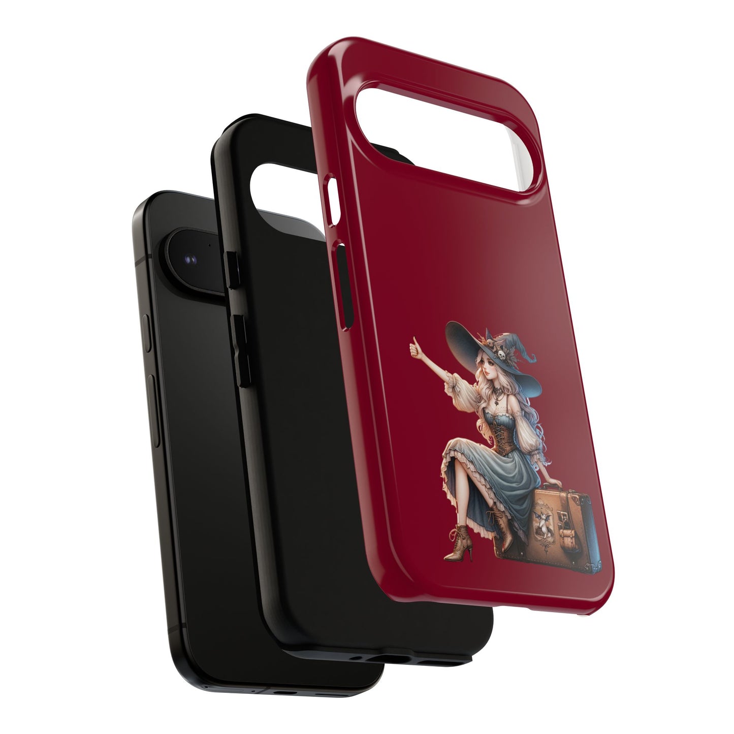 Witchy Phone Case - Magical, Durable - Halloween Gift, Cosplay Accessory, Cute Witch Design