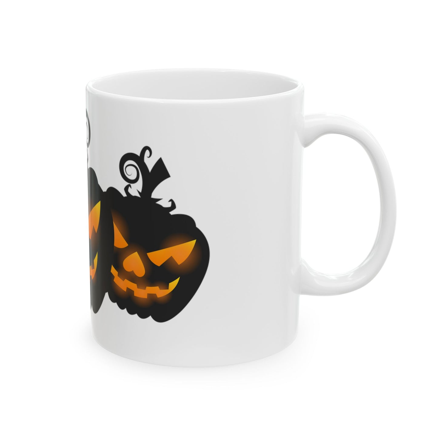 Spooky Pumpkin Ceramic Mug - Perfect for Halloween, Coffee Lovers Gift, Autumn Decor, Tea Time, Pumpkin Spice Enthusiasts