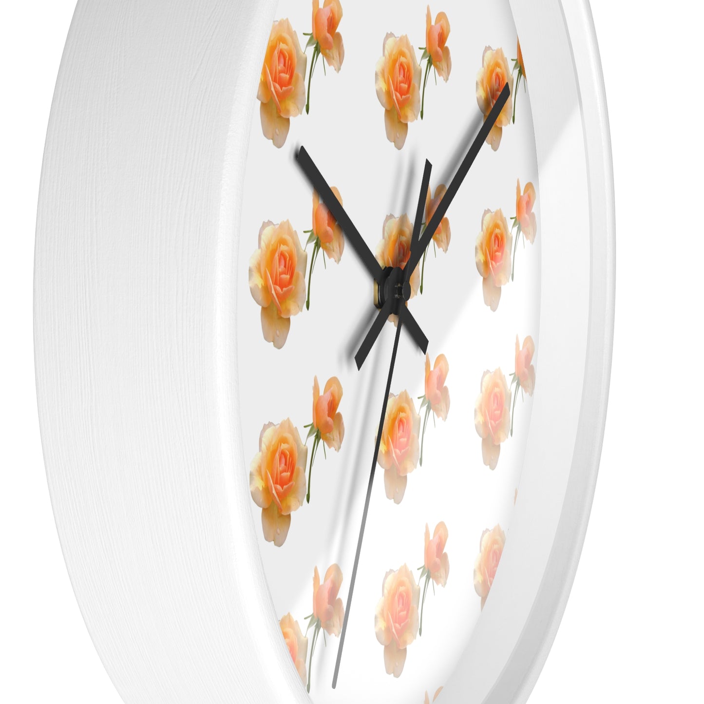 Charming Floral Wall Clock - Perfect for Home Decor, Gift for Her