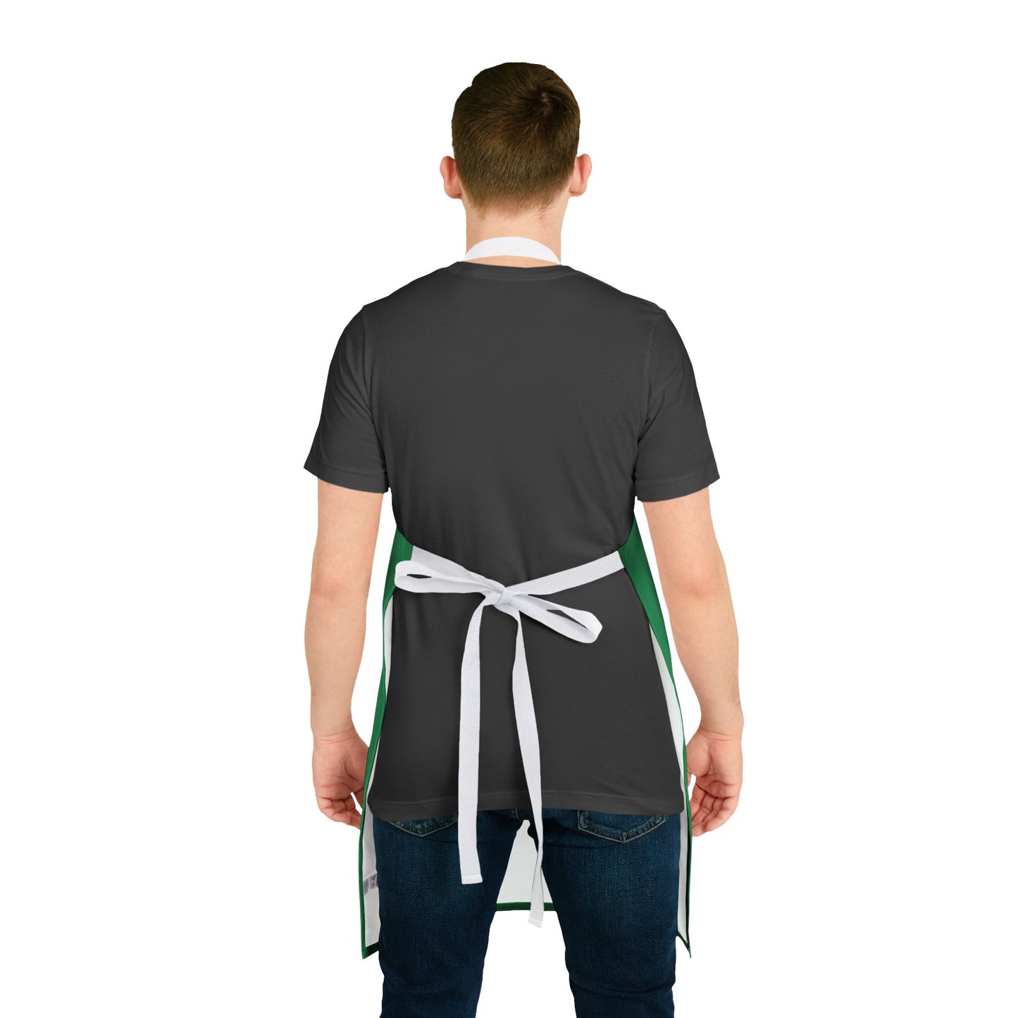 Apron, 5-Color Straps (AOP) Christmas