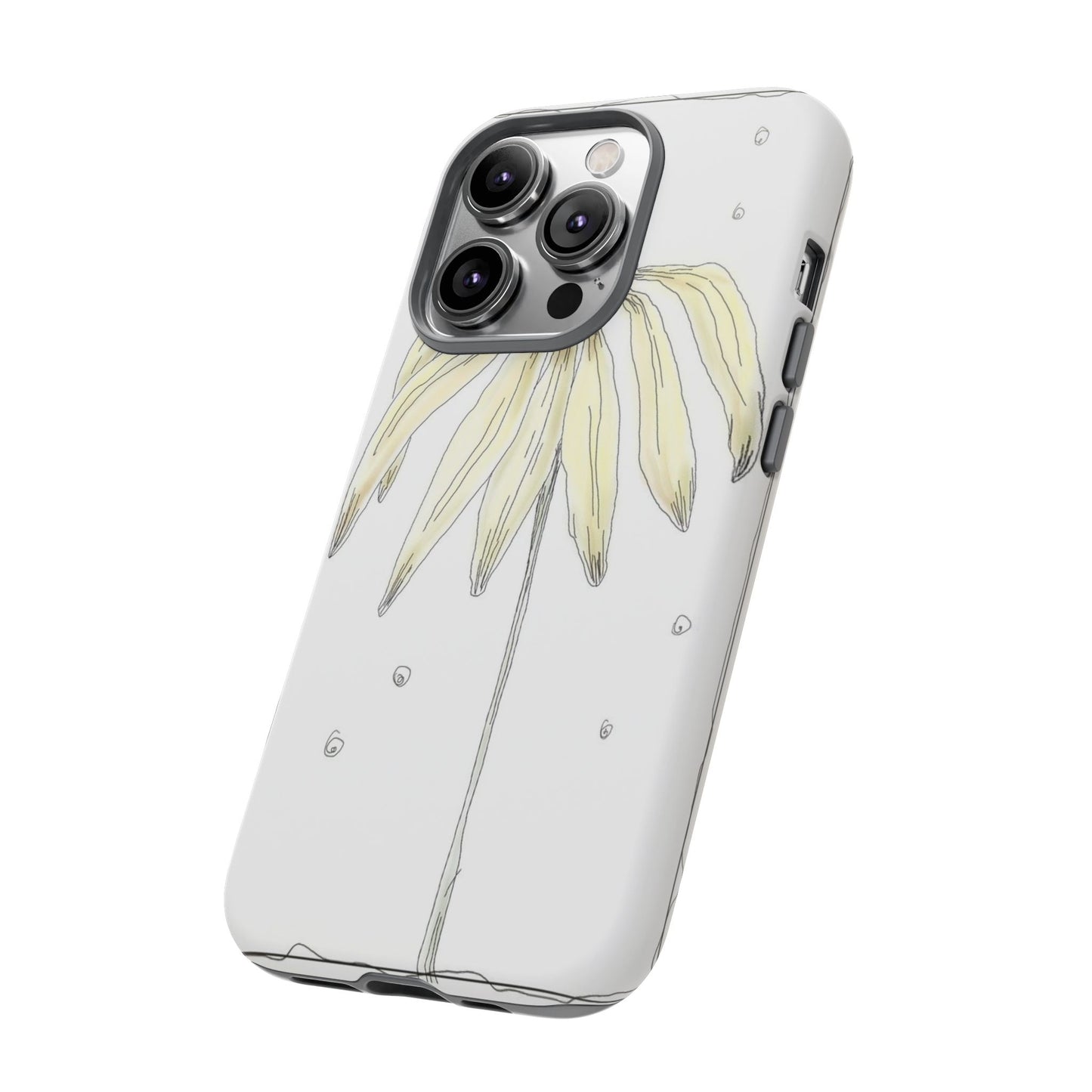 Flower Phone Case with Delicate Design, Tough Phone Cover, Nature Lover Gift, Floral Tech Accessory, Stylish Phone Protection