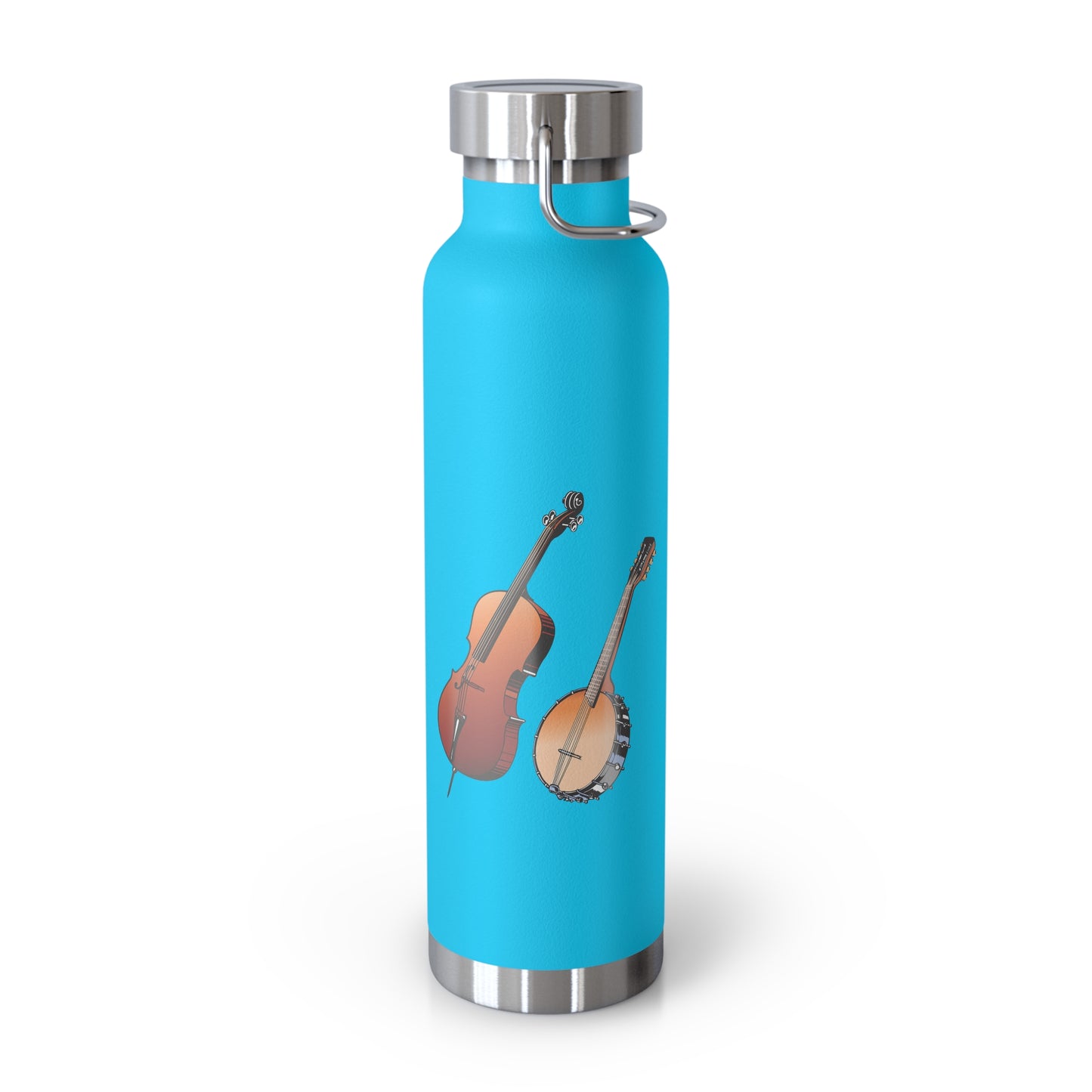 Musical Instruments Water Bottle | Copper Vacuum Insulated Bottle | Gift for Musicians, Music Lovers, Durable Travel Mug, Concert [...]