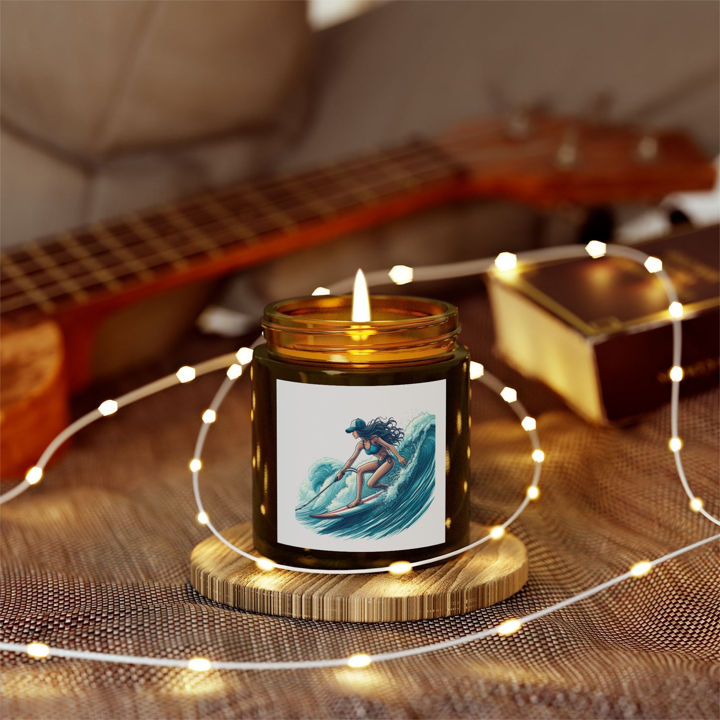 Scented Candles, Coconut Apricot Wax (4oz, 9oz)