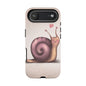 Cute Snail Phone Case — Pink Heart Cartoon Protective iPhone Cover
