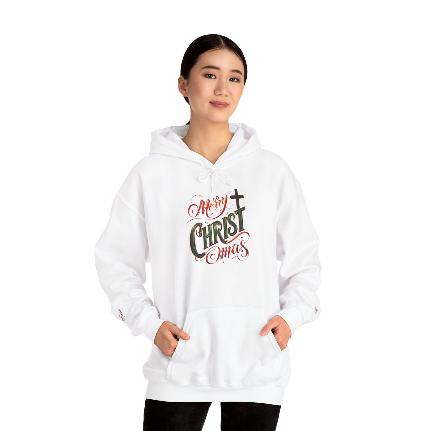 Merry Christmas Hoodie, Cozy Unisex Sweatshirt for Holiday Gatherings, Festive Gift Idea for Him/Her, Winter Apparel, Christmas Sweater