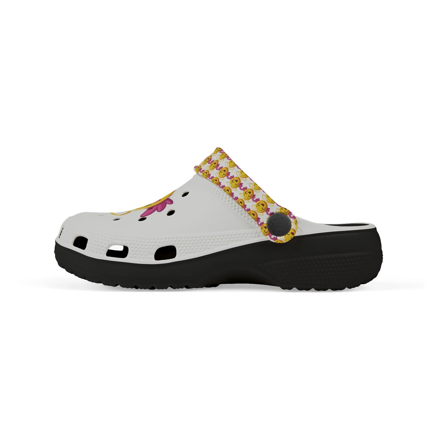 Smiley Kid's EVA Foam Clogs, Fun Summer Footwear for Kids, Cute Play Shoes, Perfect for Outdoor Adventures, Happy Face Design