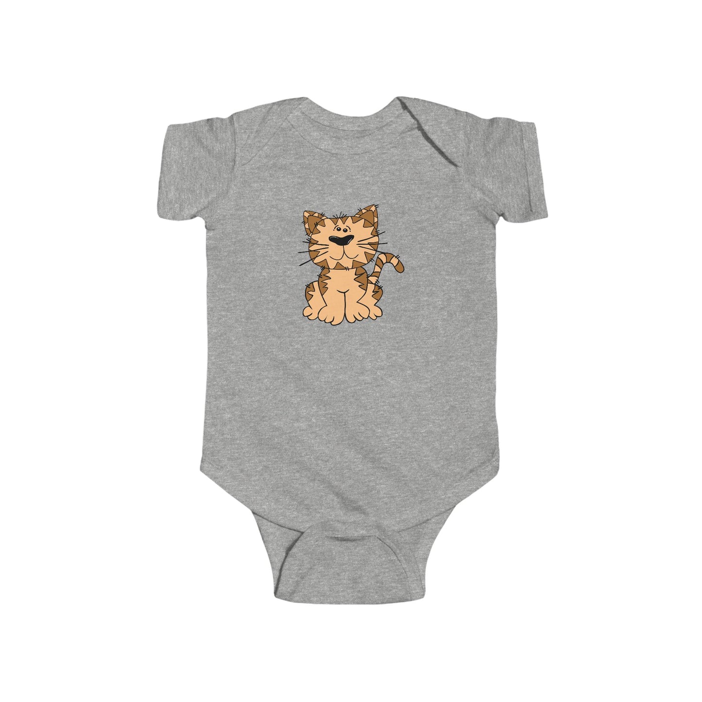 Cute Cat Infant Bodysuit for Baby, Newborn Gift, Funny Baby Onesie, Kitten Graphic Tee, Adorable Toddler Apparel