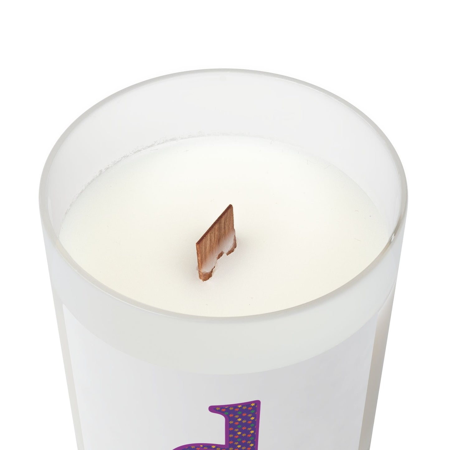 Personalized Frosted Glass Candle, 11oz| Custom Scented Candle | Home Decor | Gift for Her | Relaxation | Candle Gift | Unique Decor