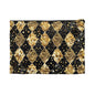 Glamorous Gold and Black Accessory Pouch, Makeup Bag