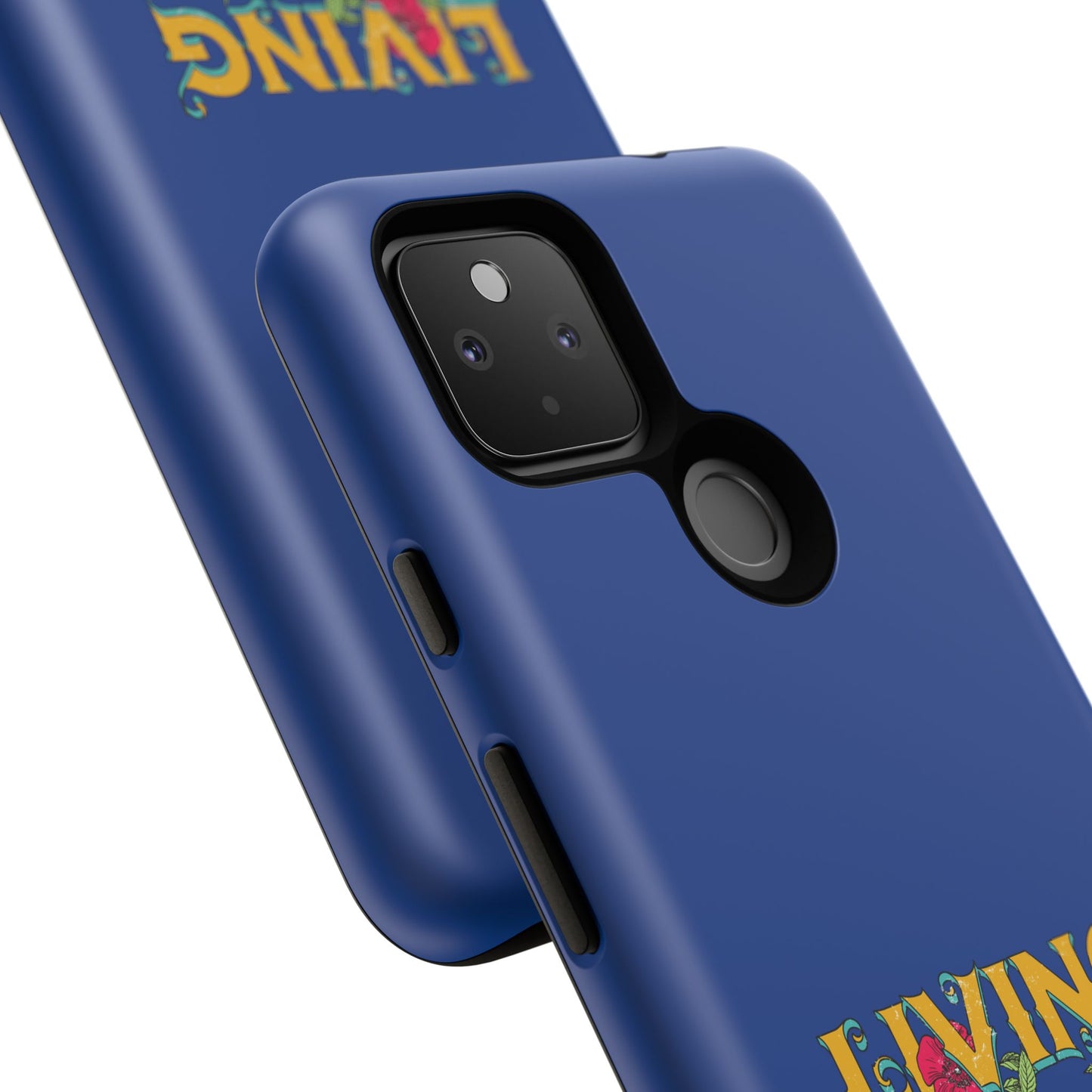 Living the Dream Phone Case, Floral Phone Cover, Tough Phone Case, Inspirational Gift, Boho Style Accessory, Dreamer Case