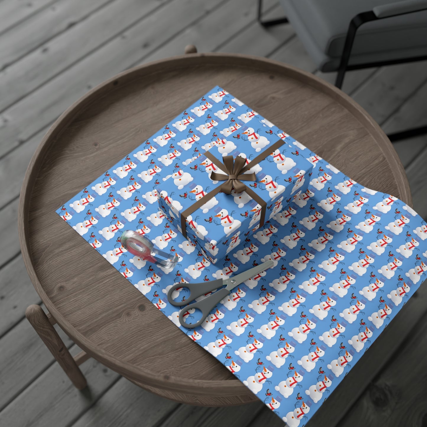 Snowman Gift Wrap Papers for Holiday Cheer, Christmas, Winter Parties, Eco-Friendly Wrapping, Festive Gifts, Seasonal Celebrations