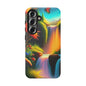 Phone Case - Vibrant Waterfall Landscape with Butterfly | Colorful Nature Protective Case