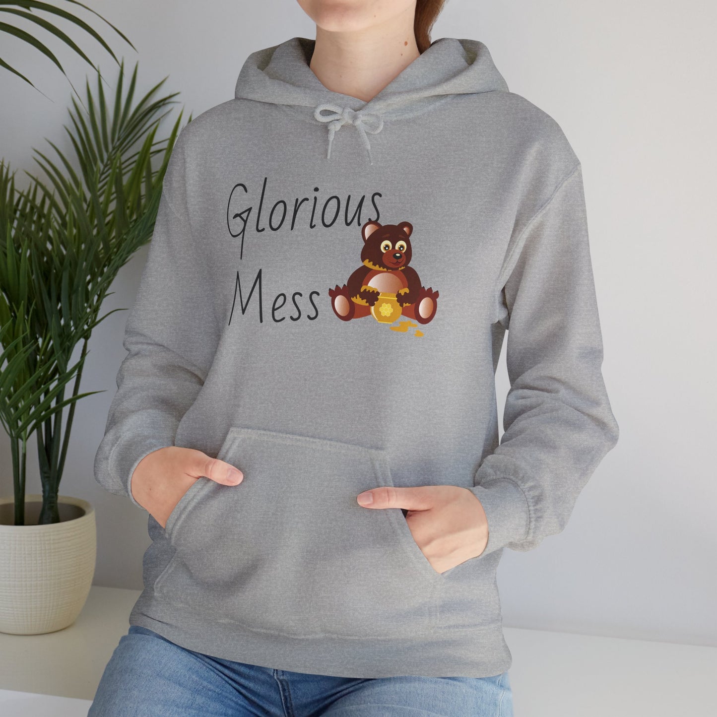 Glorious Mess Hoodie | Cute Bear Sweatshirt | Cozy Unisex Pullover for All Seasons | Perfect Gift for Friends & Birthdays | Funny [...]
