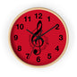 Musical Notes Wall Clock - Perfect for Music Lovers, Home Decor