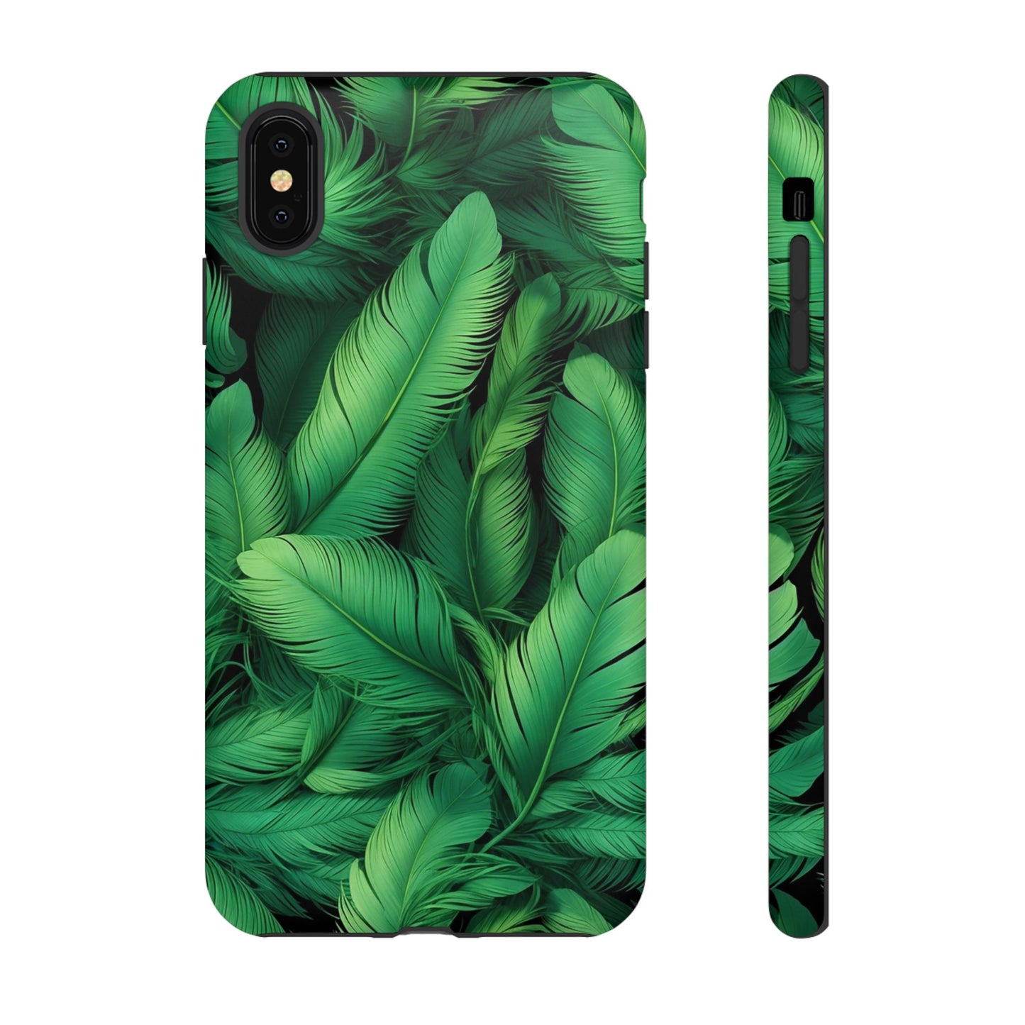 Tough Cases - Tropical Leaf Phone Case, Nature-inspired, Phone Accessory, Gift for Her, Jungle Theme, Eco-Friendly