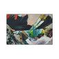 Abstract Color Splash Heavy Duty Floor Mat — Durable Artistic Entrance Rug