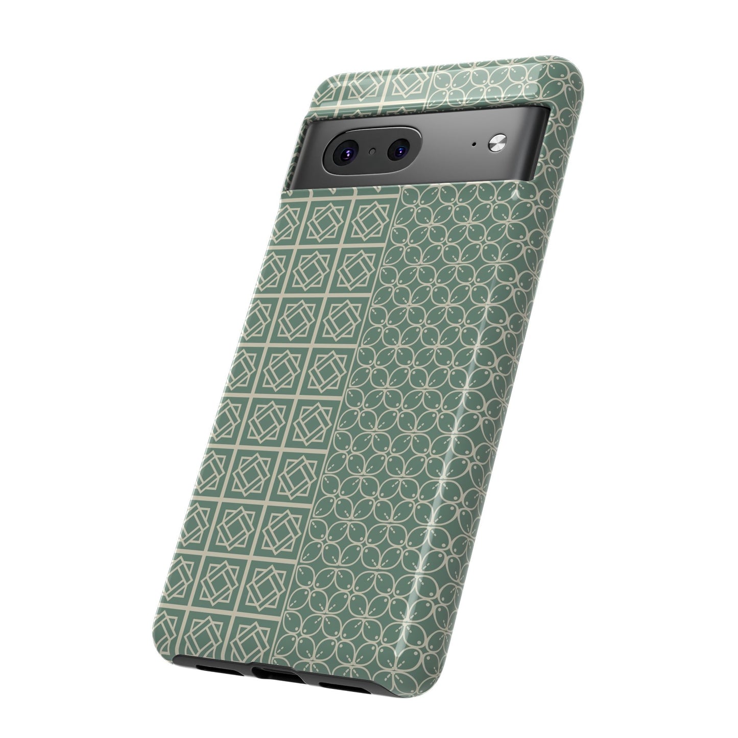 Stylish Phone Case with Geometric Patterns, Tough Cases, Durable Cell Phone Cover, Trendy Smartphone Accessory, Functional Gift Idea