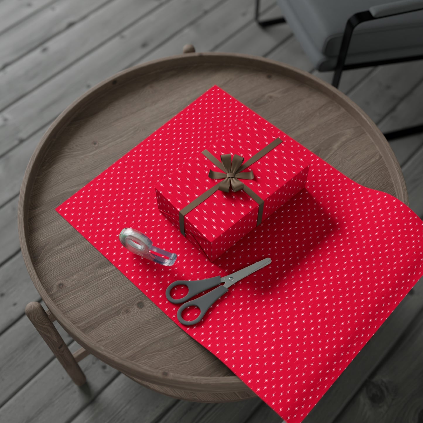 Festive Gift Wrap Papers for Holidays, Christmas, Birthdays, Parties, Eco-Friendly Wrapping, Red Polka Dot Design