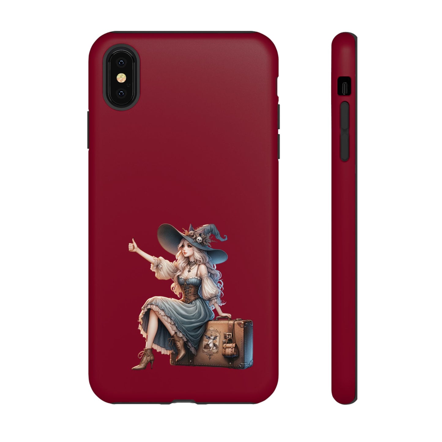 Witchy Phone Case - Magical, Durable - Halloween Gift, Cosplay Accessory, Cute Witch Design