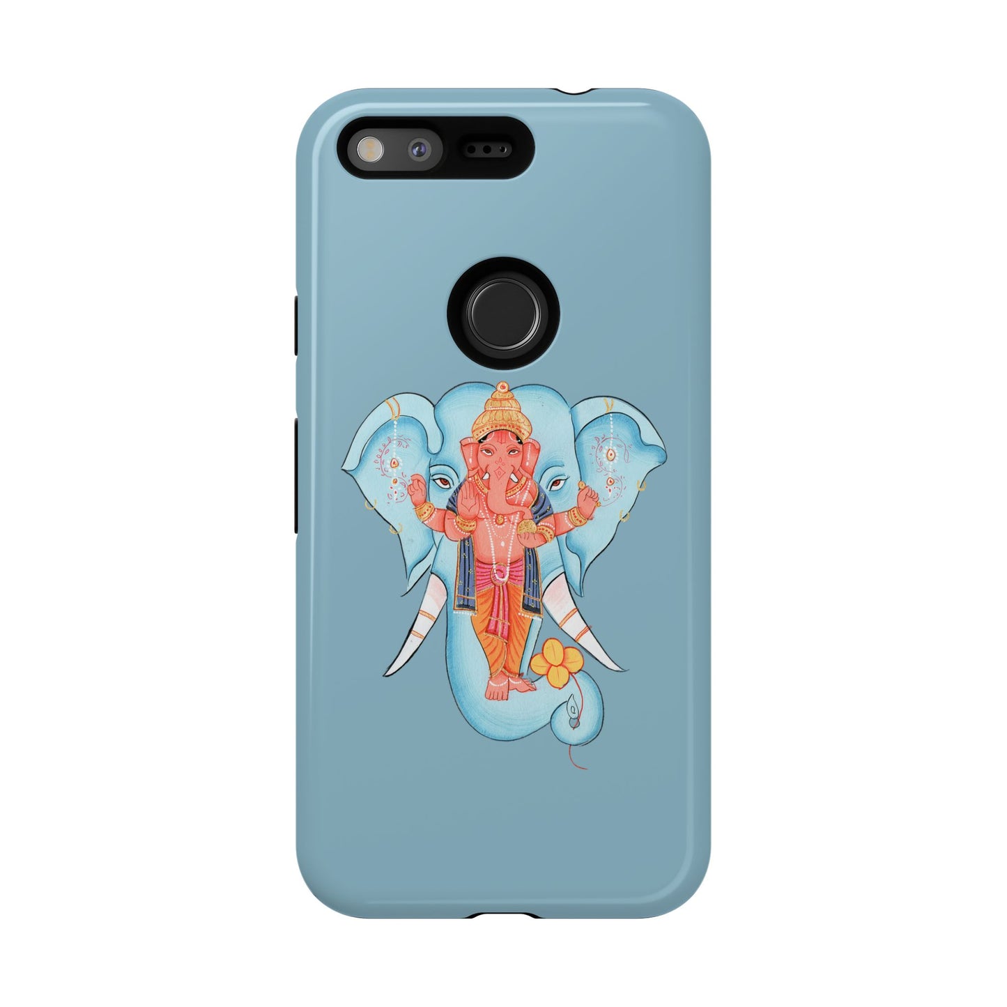 Tough Cases: Ganesh-Inspired Phone Case, Bohemian Phone Cover, Hindu Art Accessory, Festival Gift, Protective Phone Shell